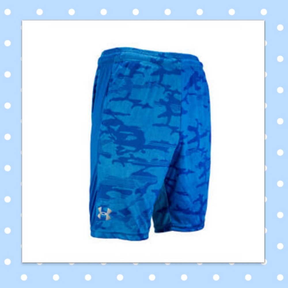 Under Armour Men's Woven Graphic Shorts Light Blue